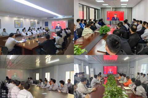 黨的二十大報(bào)告在裕龍發(fā)展公司引起熱烈反響}