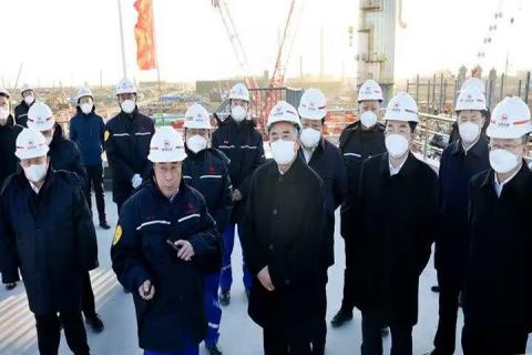 山東省省委書記林武調(diào)研裕龍島煉化一體化項目}